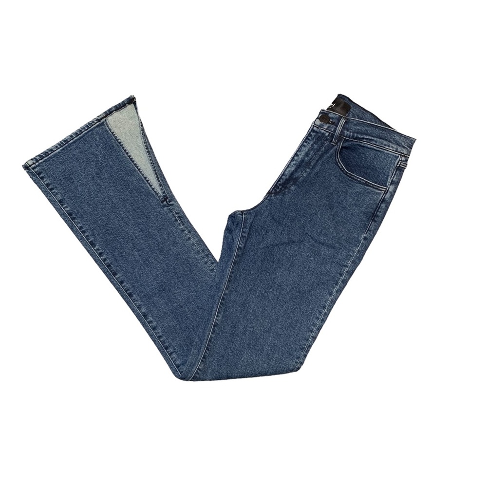 3X1 High Rise Split Seam Bell Jeans in Hester Size 27 - Picture 5 of 10